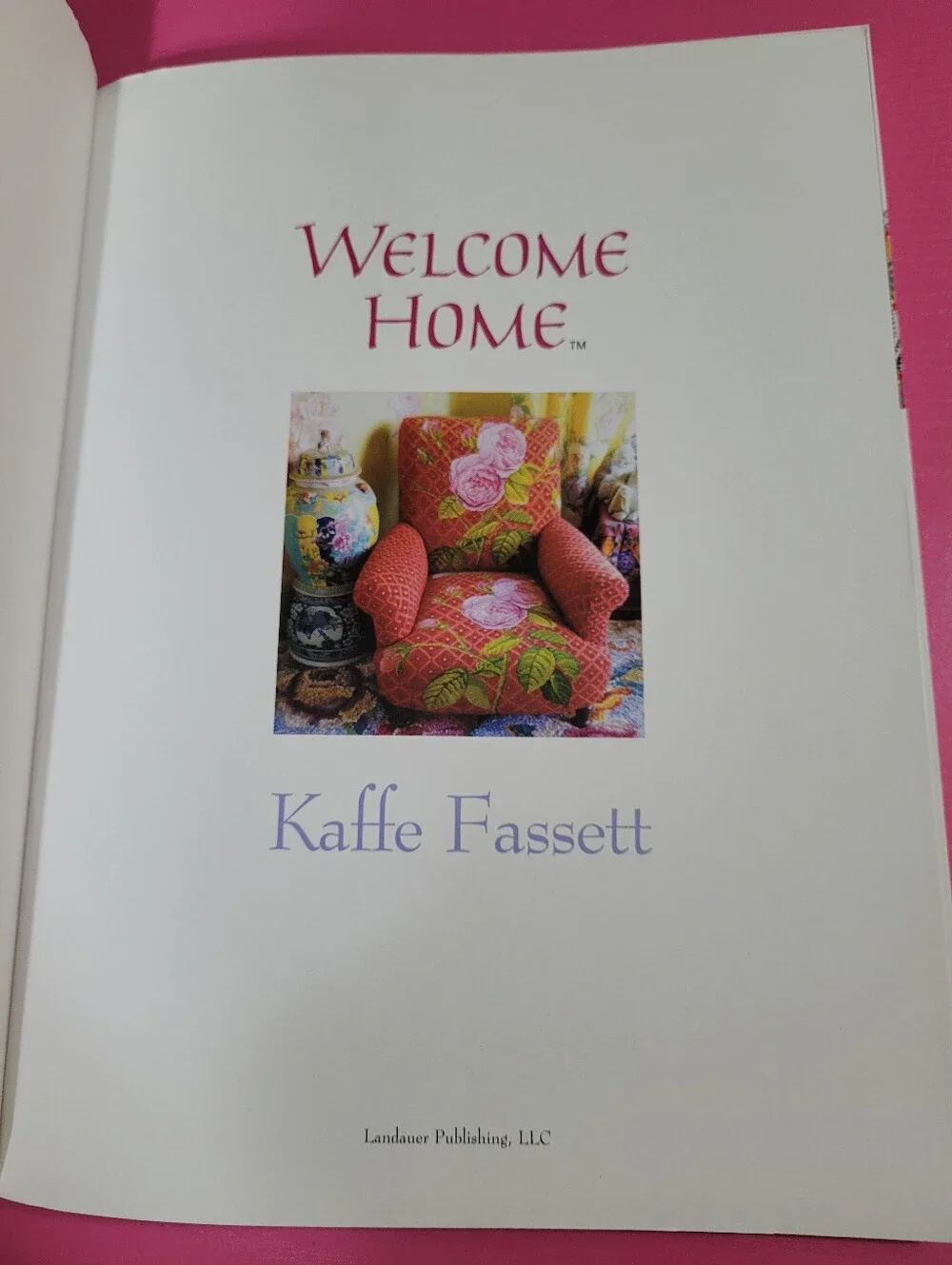 'Welcome Home' Kaffe Fassett New Edition Book (1640)